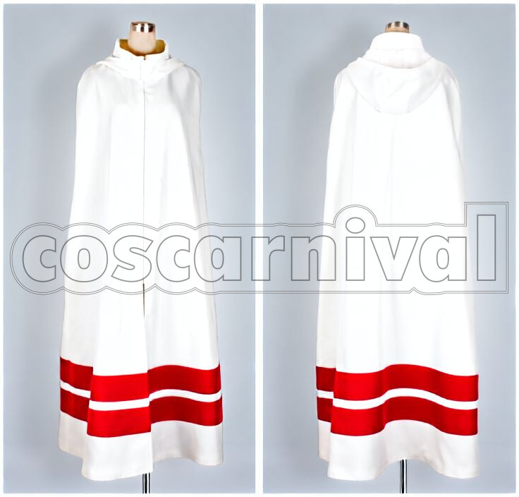 Cloak Cosplay cosplay costume from Naruto White, front view 2