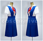 Evangelion Rei Ayanami School Uniform Cosplay cosplay costume from Neon Genesis, side view