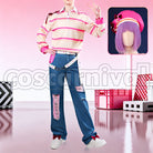 Wen Gyaurufu Merch Outfit Cosplay cosplay costume from NIJISANJI Akagi, front view 2