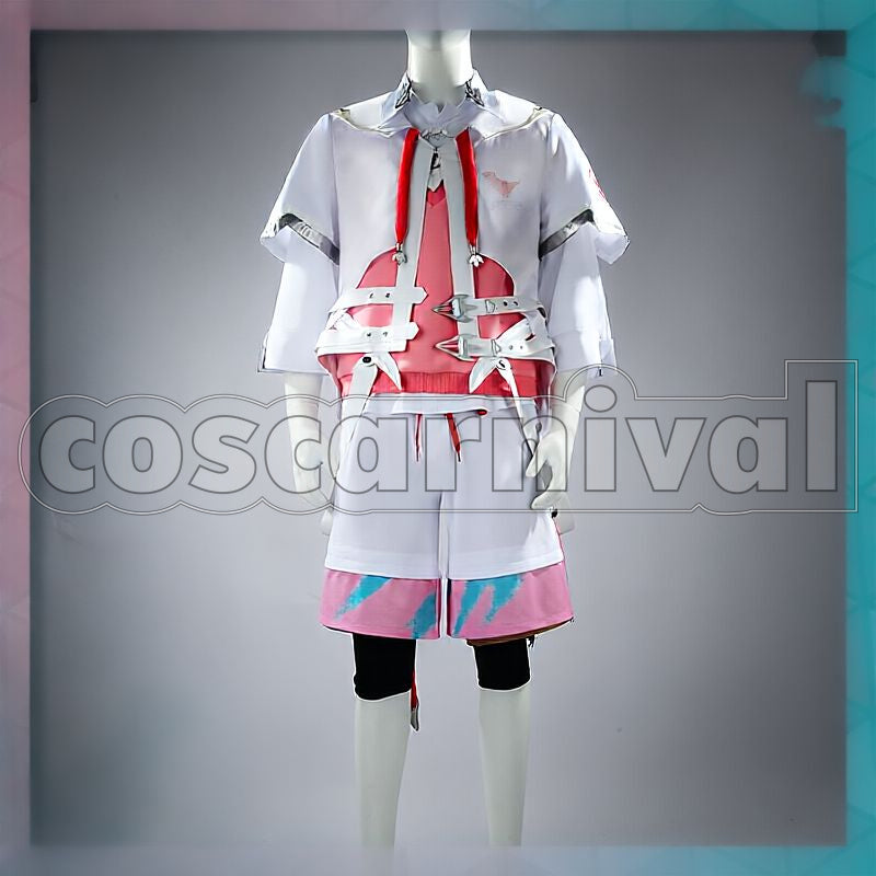 Wen Post-Transformation Cosplay cosplay costume from NIJISANJI Akagi, front view 2