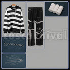 Prisoner No.108 Kenmochi Toya Cosplay cosplay costume from Nijisanji Cellmates, kenmochi toya 27340 detail view 5
