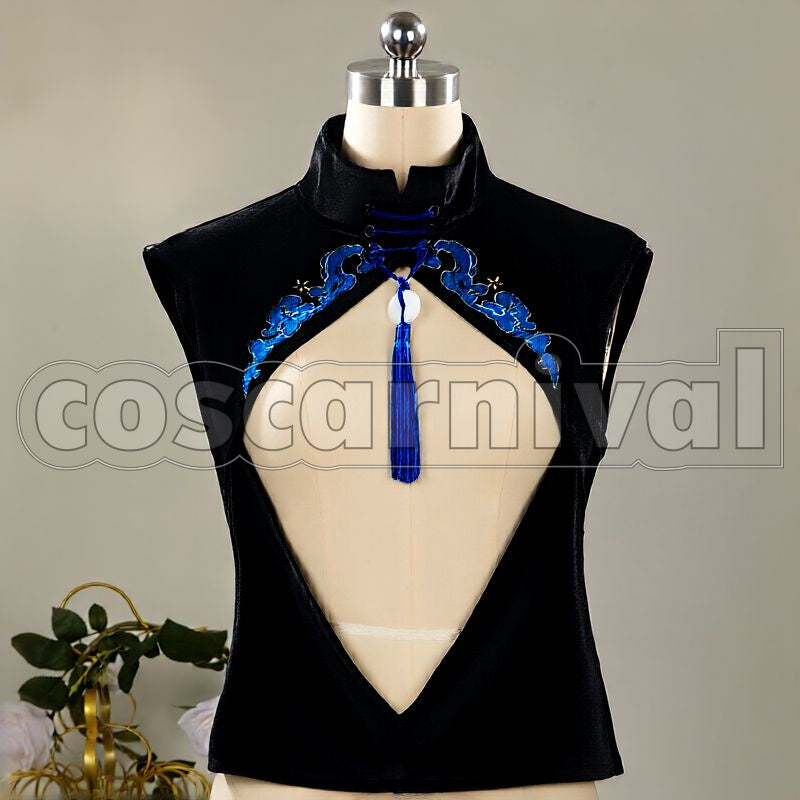 Emaki Milan Kestrel China-Style Cosplay cosplay costume from NIJISANJI Chuka, front view 4