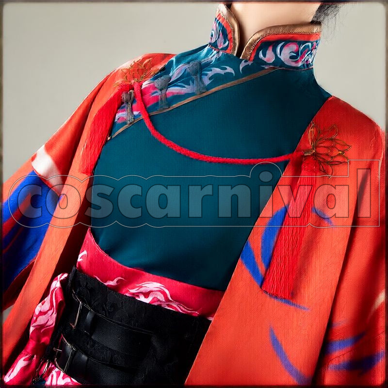 Emaki Seraph Dazzlegarden China-Style Cosplay cosplay costume from NIJISANJI Chuka, detail 1 view 2