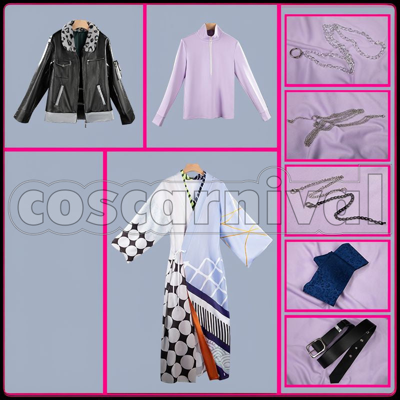 Koyanagi Rou Happy Pack 2025 Cosplay cosplay costume from NIJISANJI Dytica, set view