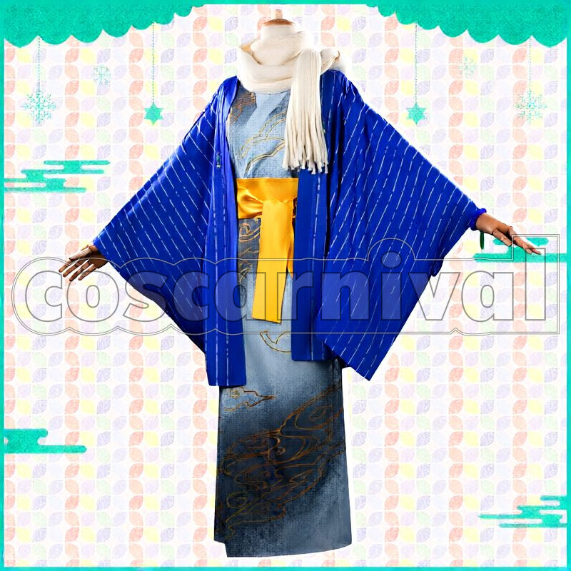 Murakumo Kagetsu Yukata Cosplay cosplay costume from NIJISANJI Dytica, front view 3