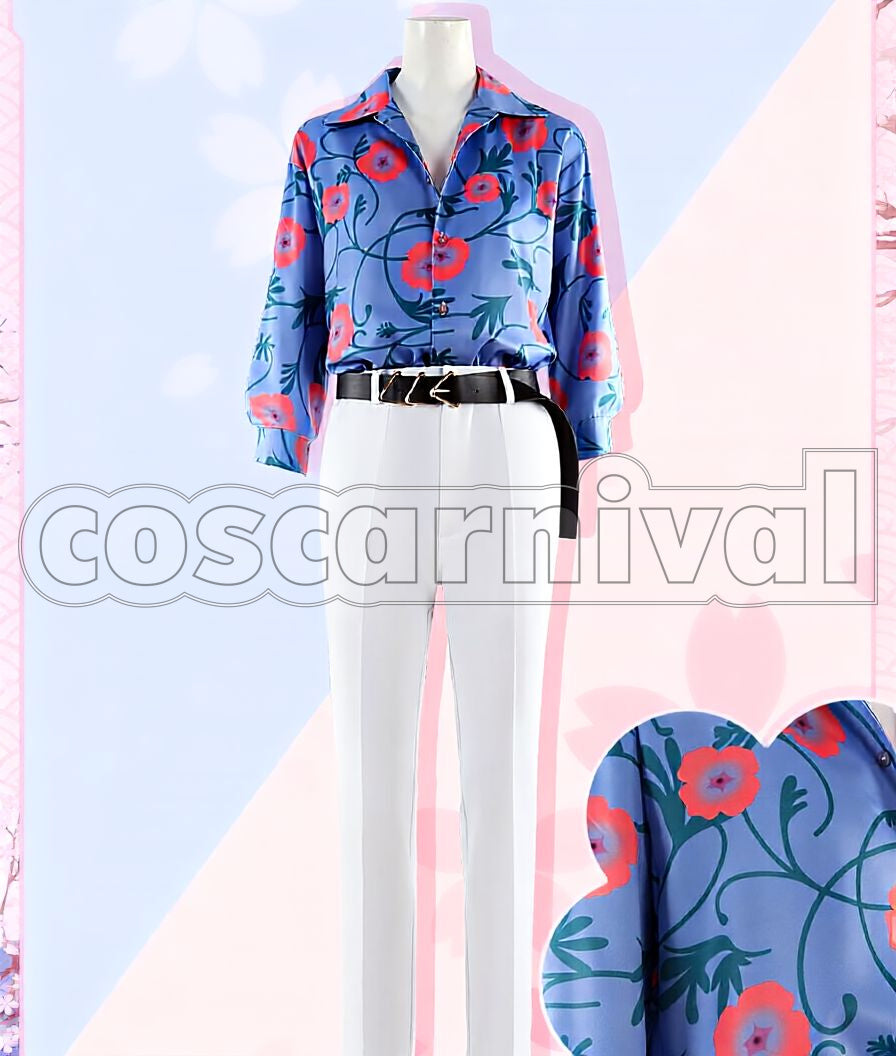 Luca Kaneshiro Sakura Bloom Cosplay cosplay costume from NIJISANJI EN, front view 2