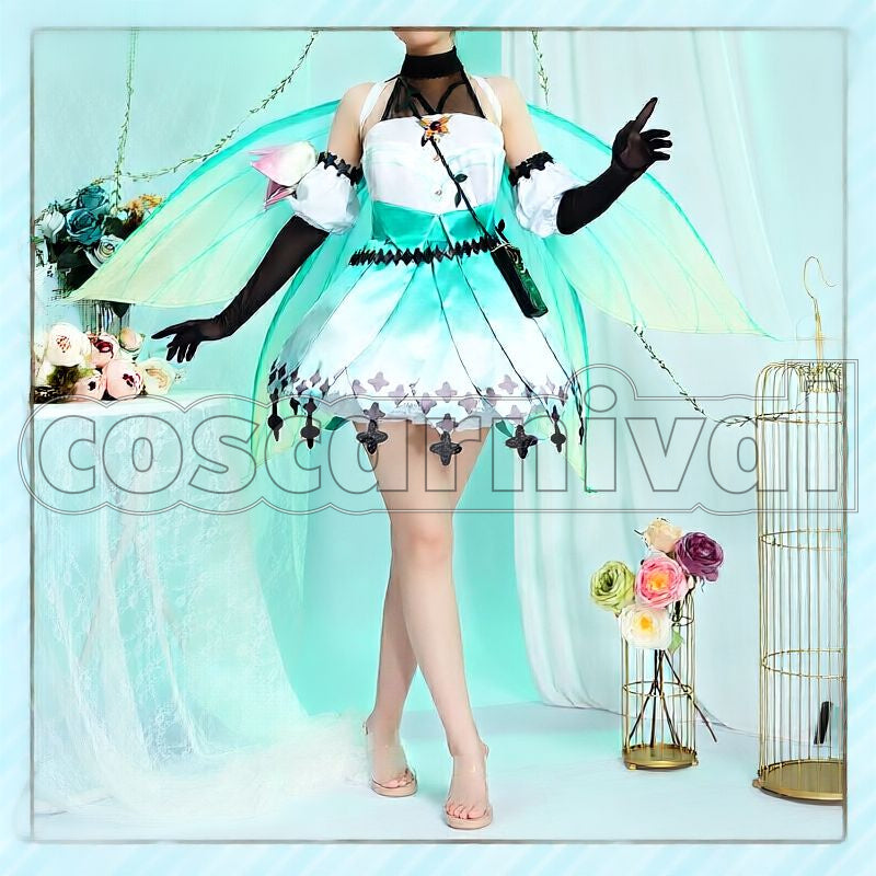 Pomu Rainpuff Cosplay cosplay costume from NIJISANJI EN, front view 2