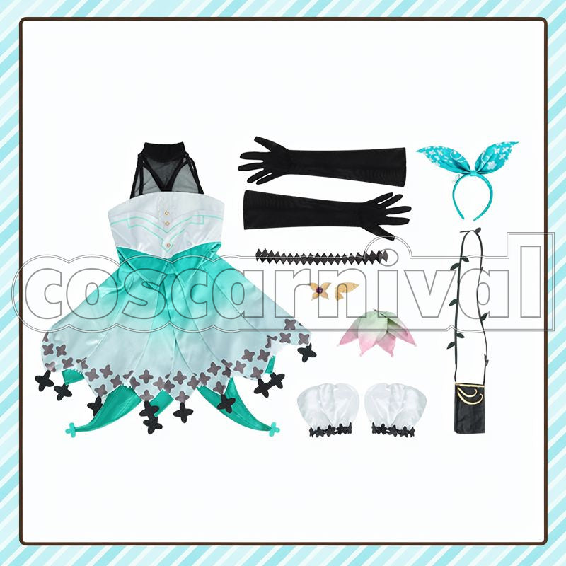 Pomu Rainpuff Cosplay cosplay costume from NIJISANJI EN, set view