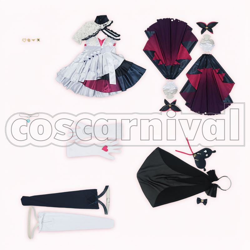 Reimu Endou New Outfit Cosplay cosplay costume from NIJISANJI EN, set view