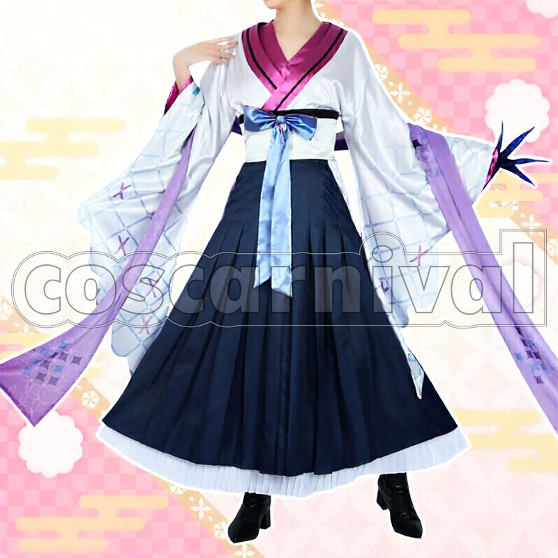 Selen Tatsuki New Year Outfit Cosplay cosplay costume from NIJISANJI EN, front view 2