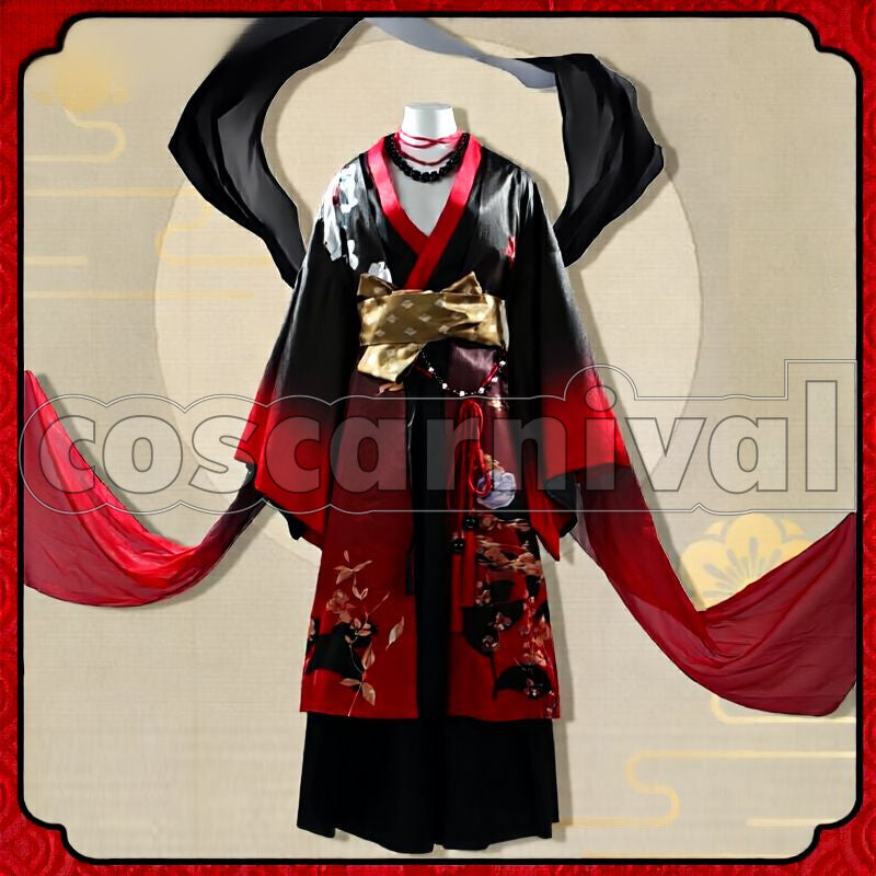 Vox Akuma New Outfit Cosplay cosplay costume from NIJISANJI EN, front view 2