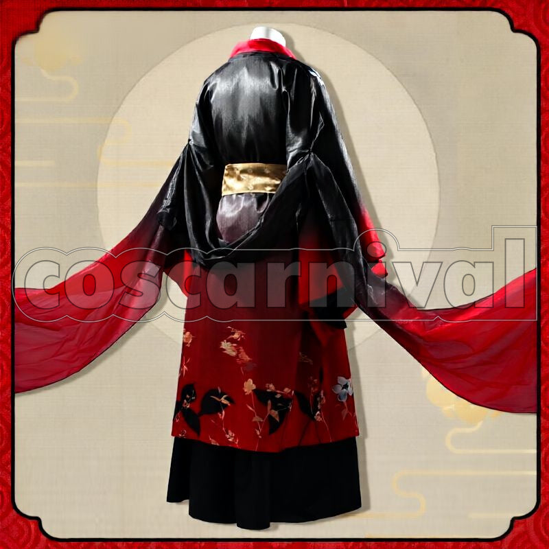 Vox Akuma New Outfit Cosplay cosplay costume from NIJISANJI EN, back view