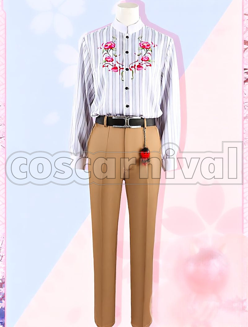 Vox Akuma Sakura Bloom Cosplay cosplay costume from NIJISANJI EN, front view 2