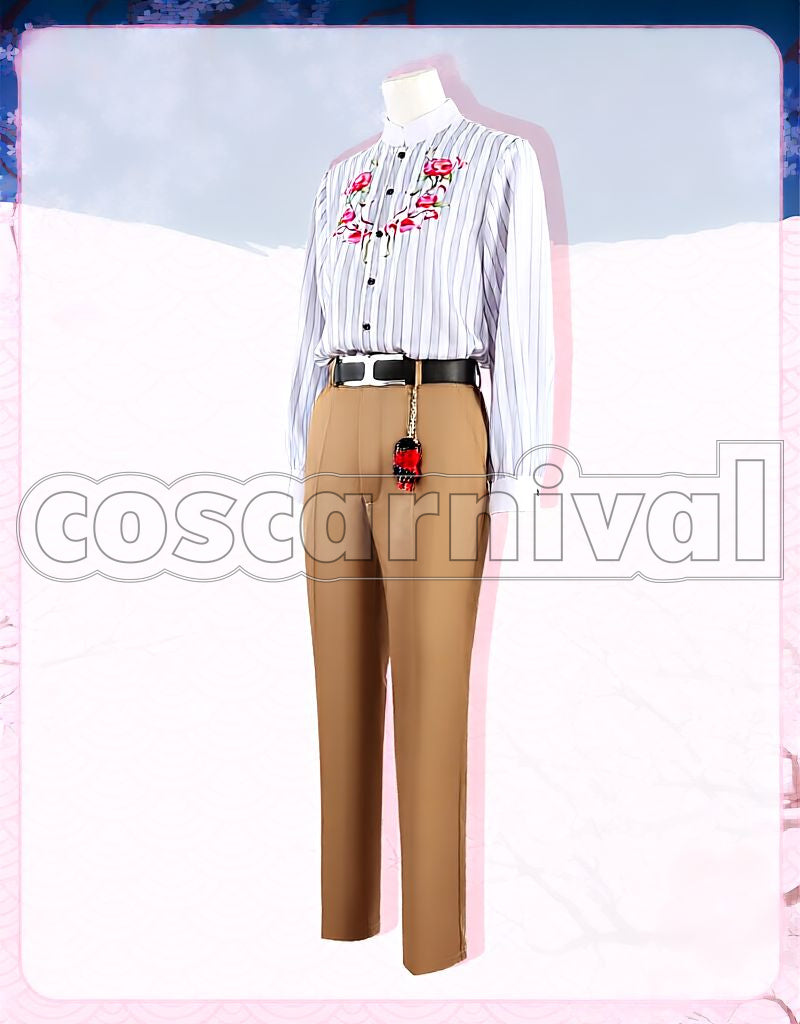 Vox Akuma Sakura Bloom Cosplay cosplay costume from NIJISANJI EN, front view 3