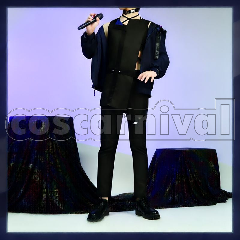 Yugo Asuma Cosplay cosplay costume from NIJISANJI EN, front view 2