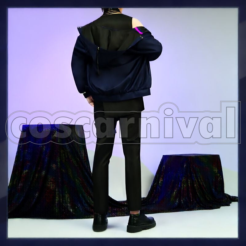 Yugo Asuma Cosplay cosplay costume from NIJISANJI EN, back view