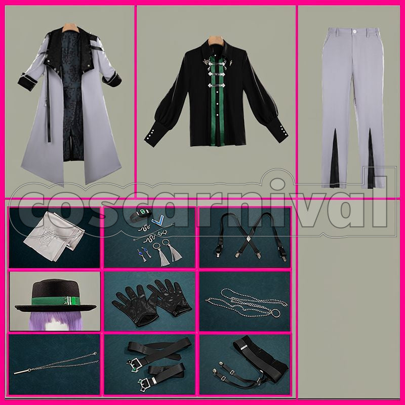 Zeal Ginjoka Cosplay cosplay costume from NIJISANJI EN, set view