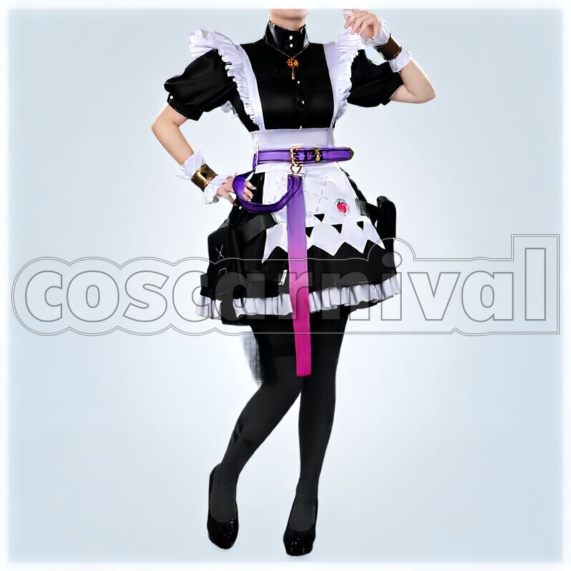 Kana-chan April Fools Maid Cosplay cosplay costume from NIJISANJI Fura, front view 1