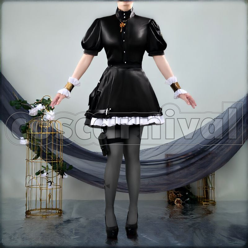 Kana-chan April Fools Maid Cosplay cosplay costume from NIJISANJI Fura, front view 4