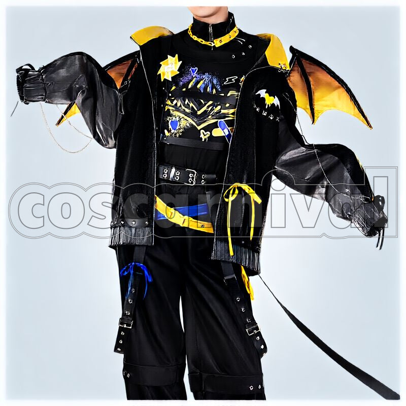 Kanato Devilish Nightmare Merch Outfit Cosplay cosplay costume from Nijisanji Fura, front view 1