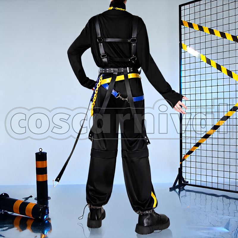 Kanato Devilish Nightmare Merch Outfit Cosplay cosplay costume from Nijisanji Fura, back view 2