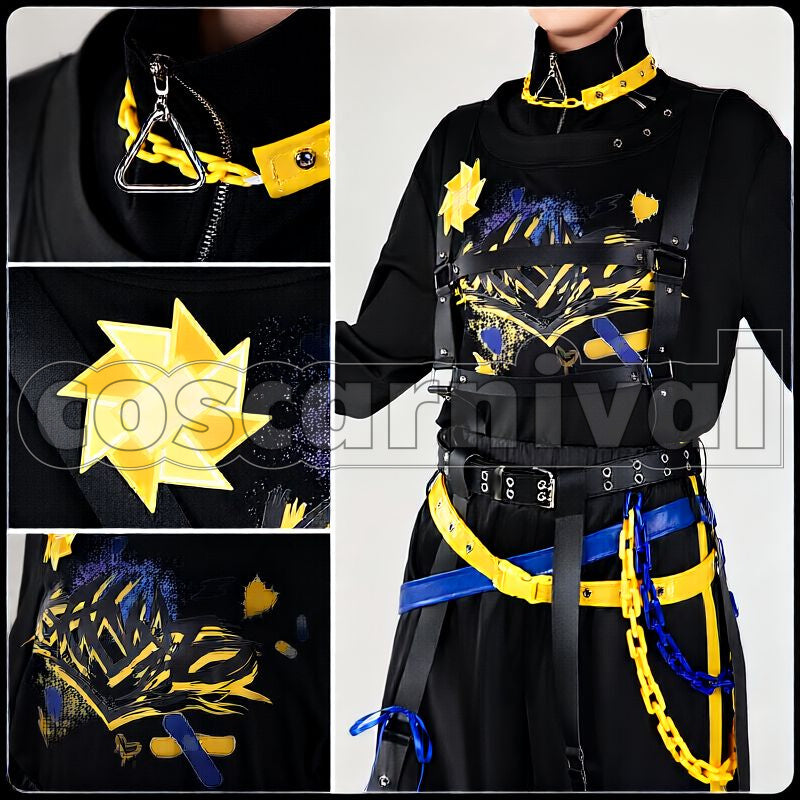 Kanato Devilish Nightmare Merch Outfit Cosplay cosplay costume from Nijisanji Fura, front view 5