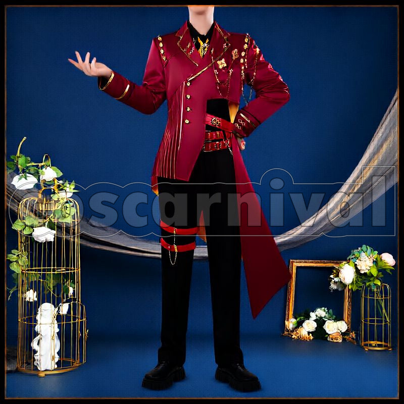 Kanato FUSION LIVE IMPACT Sun Team Merch Outfit Cosplay cosplay costume from NIJISANJI Fura, front view 1