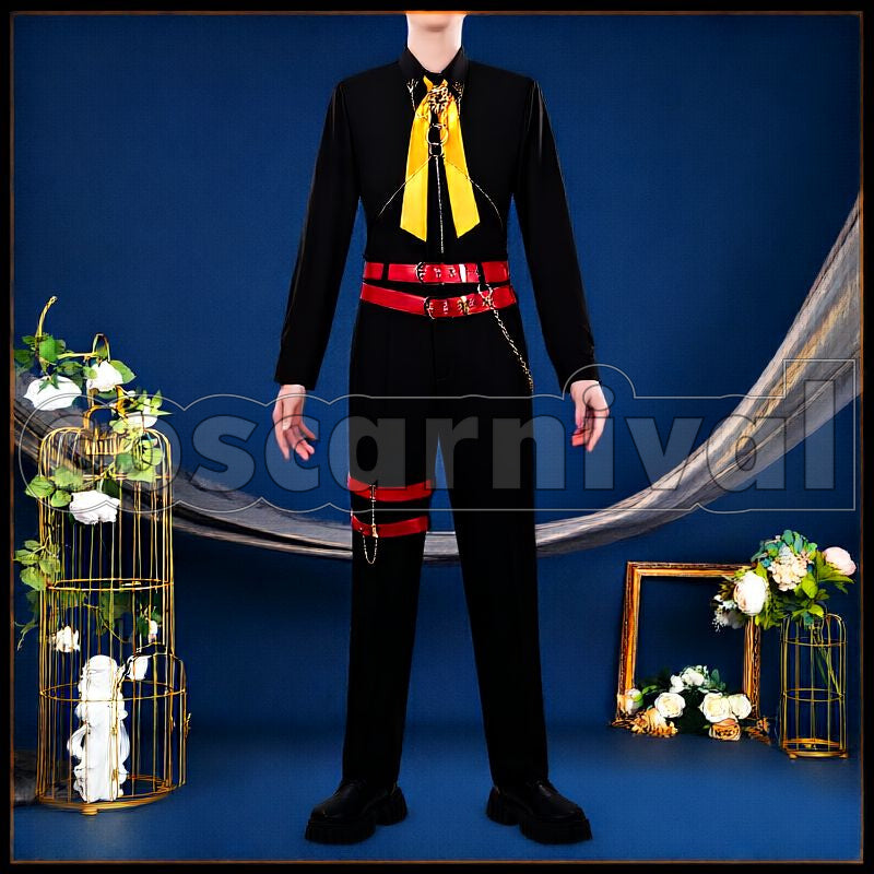 Kanato FUSION LIVE IMPACT Sun Team Merch Outfit Cosplay cosplay costume from NIJISANJI Fura, front view 2