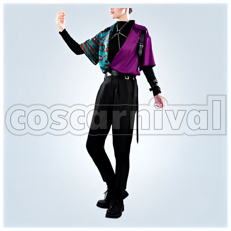Minato Band Outfit Cosplay cosplay costume from NIJISANJI Fuwa, front view 1