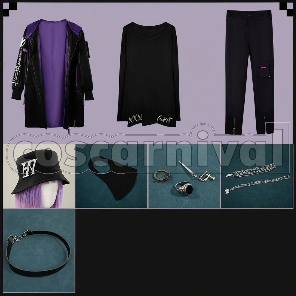 Minato New Outfit Cosplay cosplay costume from NIJISANJI Fuwa, set view