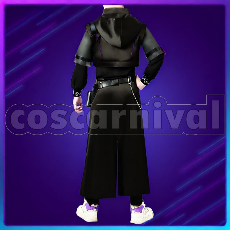 Minato New Outfit Revised Version Cosplay cosplay costume from NIJISANJI Fuwa, back view 1