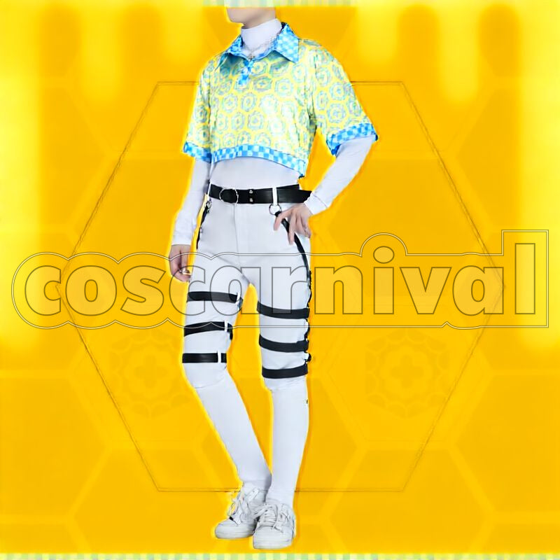 Mana Transformed Version Cosplay cosplay costume from NIJISANJI Hibachi, front view 3