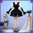 Sara Gothic Lolita-Style New Cosplay cosplay costume from NIJISANJI Hoshikawa, front view 3
