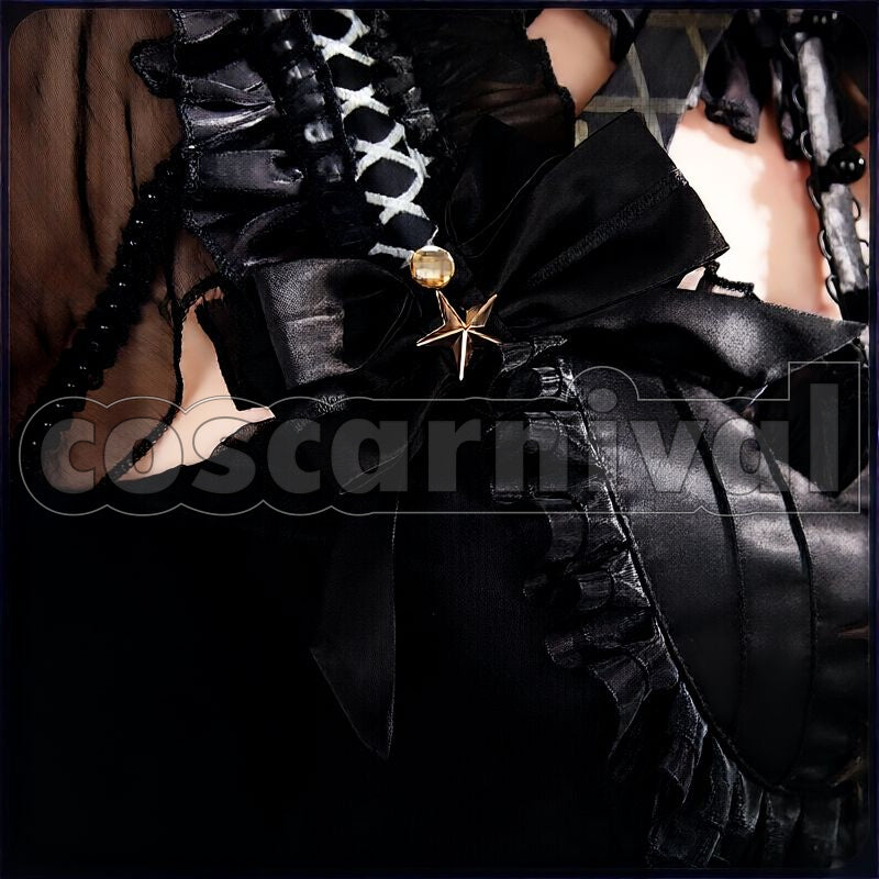 Sara Gothic Lolita-Style New Cosplay cosplay costume from NIJISANJI Hoshikawa, detail-3