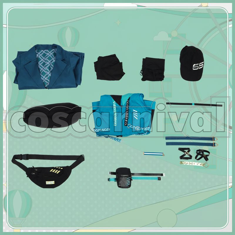 Roco Cosplay cosplay costume from NIJISANJI Kaburaki, set view