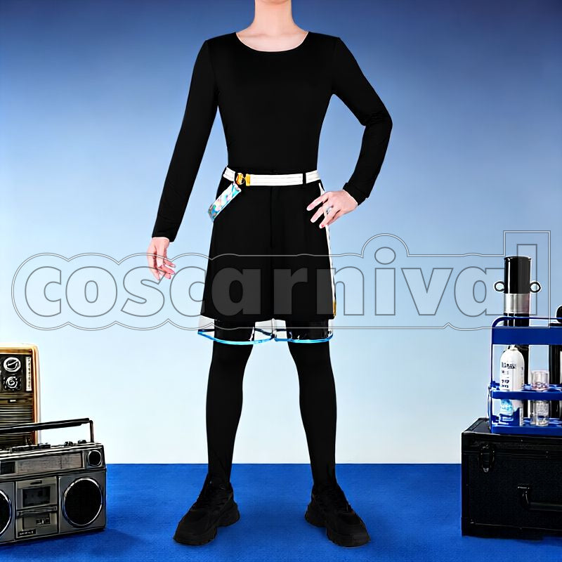 Haru Cyber Near-Future-Style New Outfit Cosplay cosplay costume from Nijisanji Kaida, front view 4