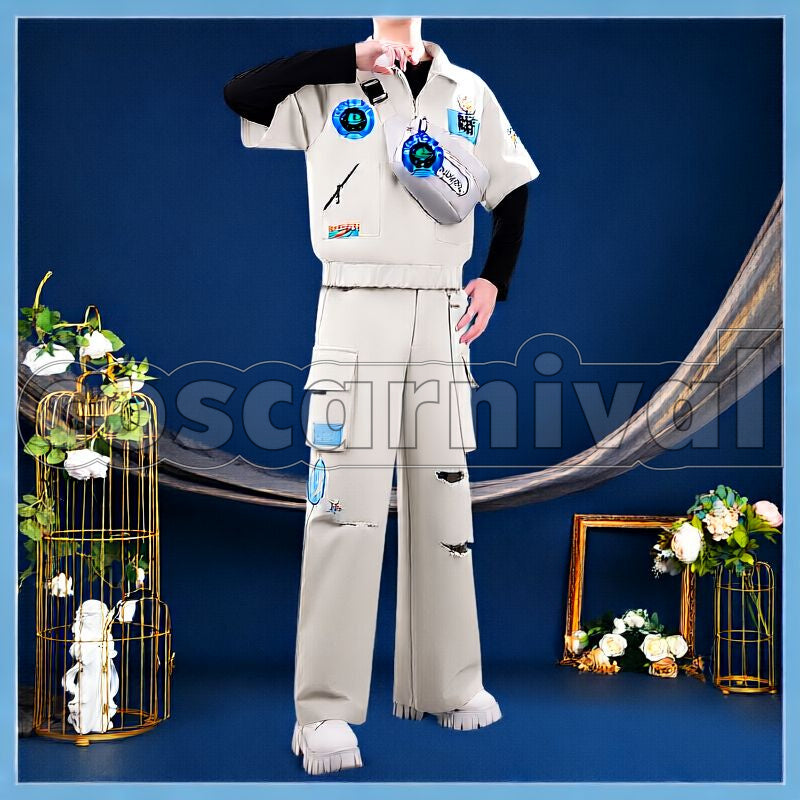 Haru UCHU PARTY! 4th Anniversary Outfit Cosplay cosplay costume from NIJISANJI Kaida, front view 2