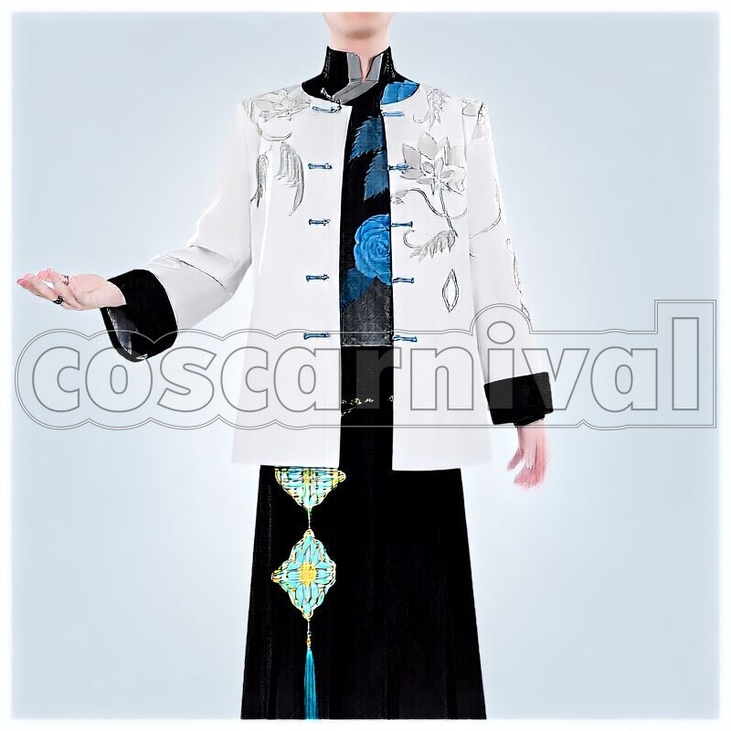 Chinese-Style New Outfit Cosplay cosplay costume from NIJISANJI Kanae, front view 1