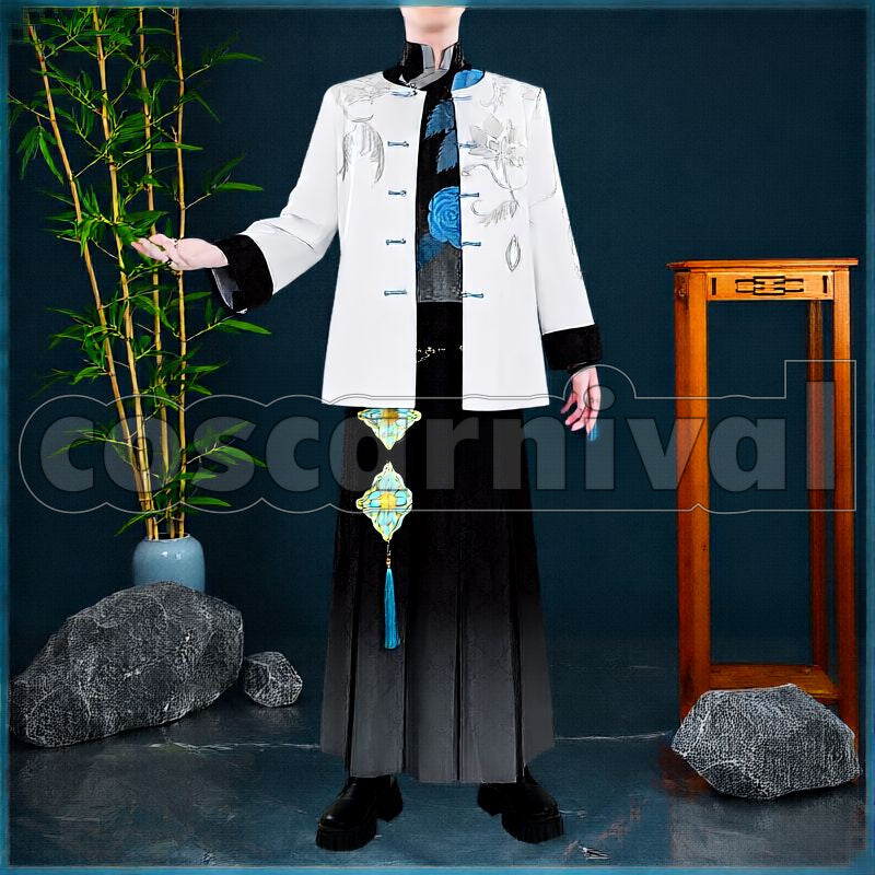 Chinese-Style New Outfit Cosplay cosplay costume from NIJISANJI Kanae, front view 2