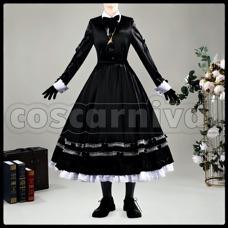 Maid Outfit New Cosplay cosplay costume from NIJISANJI Kanae, front view 3