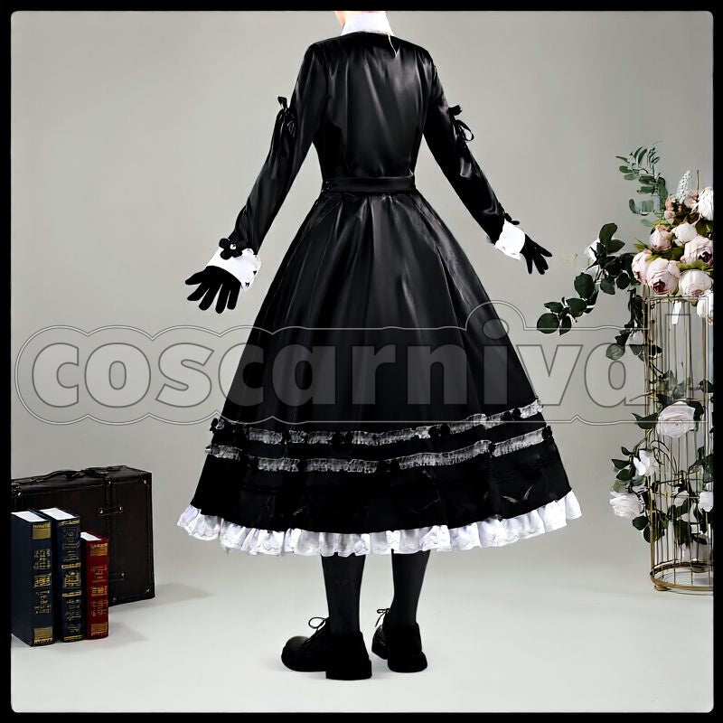 Maid Outfit New Cosplay cosplay costume from NIJISANJI Kanae, back view 2
