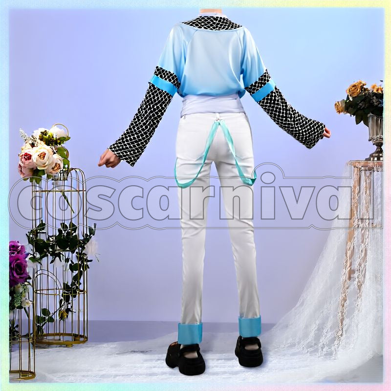 PokecoloTwin Outfit Cosplay cosplay costume from Nijisanji Kanae, back view 2