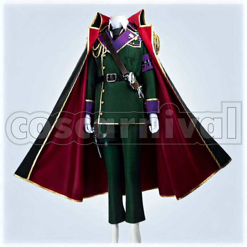Toya Military Uniform Cosplay cosplay costume from NIJISANJI Kenmochi, front view 1