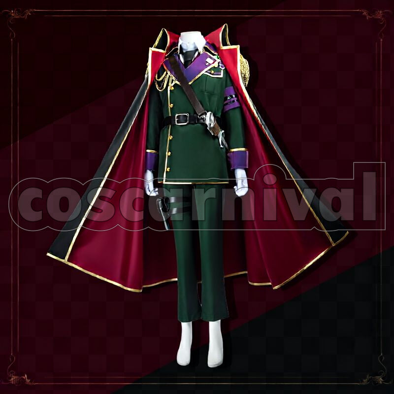 Toya Military Uniform Cosplay cosplay costume from NIJISANJI Kenmochi, front view 2