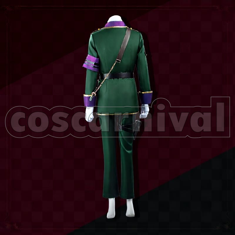 Toya Military Uniform Cosplay cosplay costume from NIJISANJI Kenmochi, back view 2