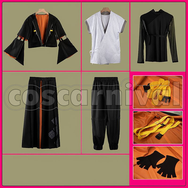 Yusei Half Anniversary Outfit Cosplay cosplay costume from Nijisanji Kitami, set view