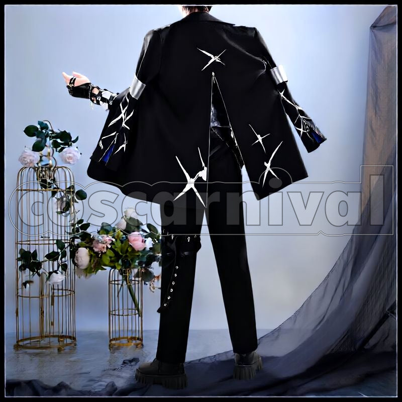 Rou Birthday New Outfit Cosplay cosplay costume from NIJISANJI Koyanagi, back view