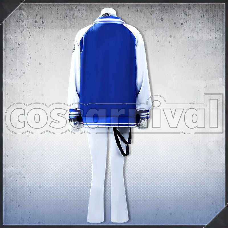 Rou Debut Half-Anniversary Cosplay cosplay costume from NIJISANJI Koyanagi, back view 2