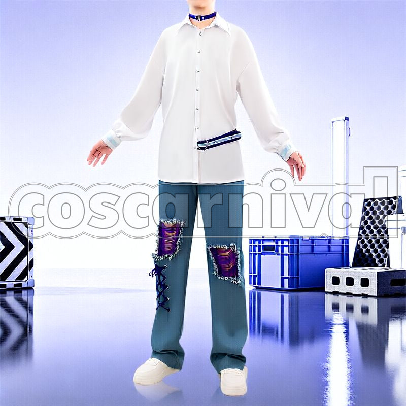 Rou Gyaurufu Merch Outfit Cosplay cosplay costume from NIJISANJI Koyanagi, front view 3