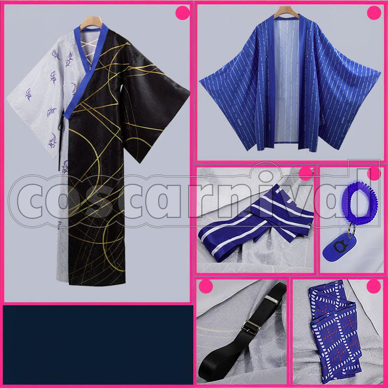Rou Yukata Cosplay cosplay costume from Nijisanji Koyanagi, set view